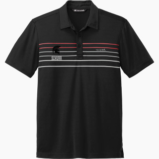 TravisMathew Men's Coto Performance Chest Stripe Polo