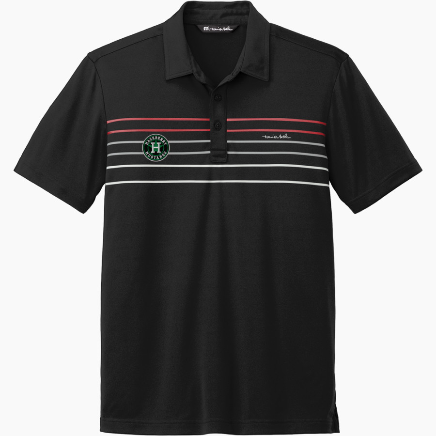Hackberry Mustangs <span class="pdp-name-mascot">Hackberry Mustangs</span> TravisMathew Men's Coto Performance Chest Stripe Polo