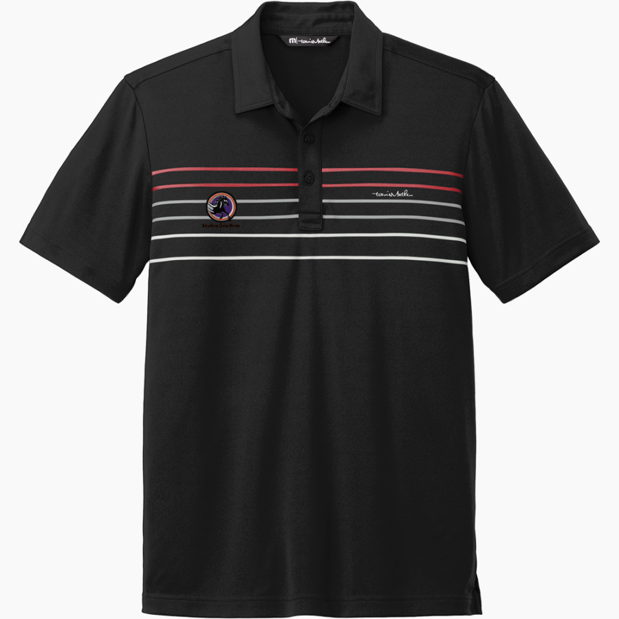 Skyline Gila River Mustangs <span class="pdp-name-mascot">Skyline Mustangs</span> TravisMathew Men's Coto Performance Chest Stripe Polo