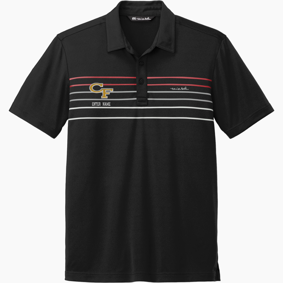 Cape Fear Colts <span class="pdp-name-mascot">Cape Fear Colts</span> TravisMathew Men's Coto Performance Chest Stripe Polo