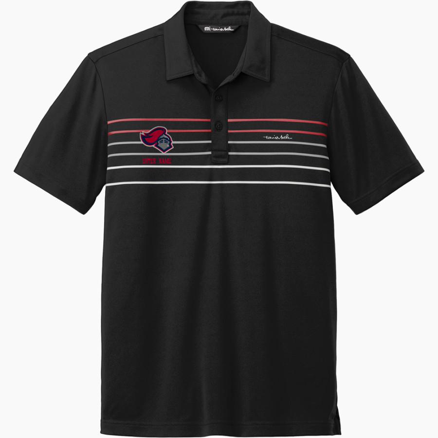 SPARTANBURG CHRISTIAN ACADEMY WARRIORS <span class="pdp-name-mascot">SPARTANBURG WARRIORS</span> TravisMathew Men's Coto Performance Chest Stripe Polo