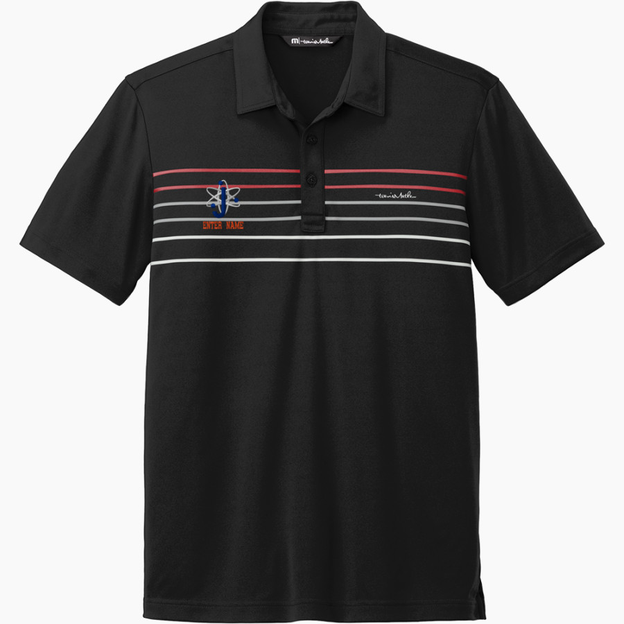Johnson Atom Smashers <span class="pdp-name-mascot">Sol C. Johnson Atom Smashers</span> TravisMathew Men's Coto Performance Chest Stripe Polo