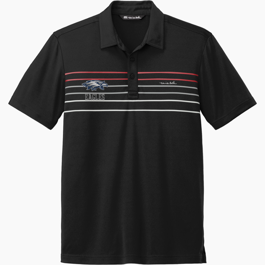 CHICAGO HOPE ACADEMY EAGLES TravisMathew Men's Coto Performance Chest Stripe Polo