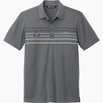 Holy Cross Crusaders TravisMathew Men's Coto Performance Chest Stripe Polo Front Thumbnail