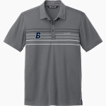 Brandeis Judges Online Store <span class="pdp-name-mascot">Brandeis Judges</span> TravisMathew Men's Coto Performance Chest Stripe Polo Front Thumbnail