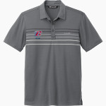 Bondurant Braves TravisMathew Men's Coto Performance Chest Stripe Polo Front Thumbnail