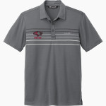 Cardinal Stritch Wolves <span class="pdp-name-mascot">Cardinal Stritch Wolves</span> TravisMathew Men's Coto Performance Chest Stripe Polo Front Thumbnail