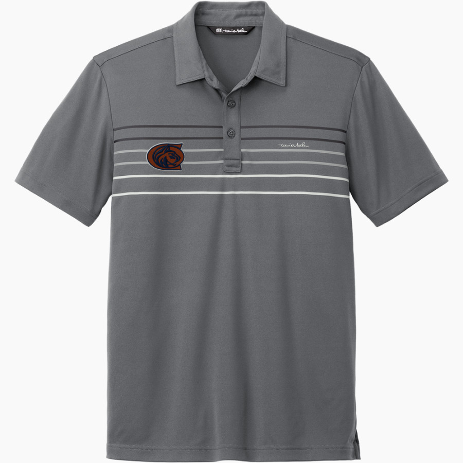 Cienega Bobcats TravisMathew Men's Coto Performance Chest Stripe Polo