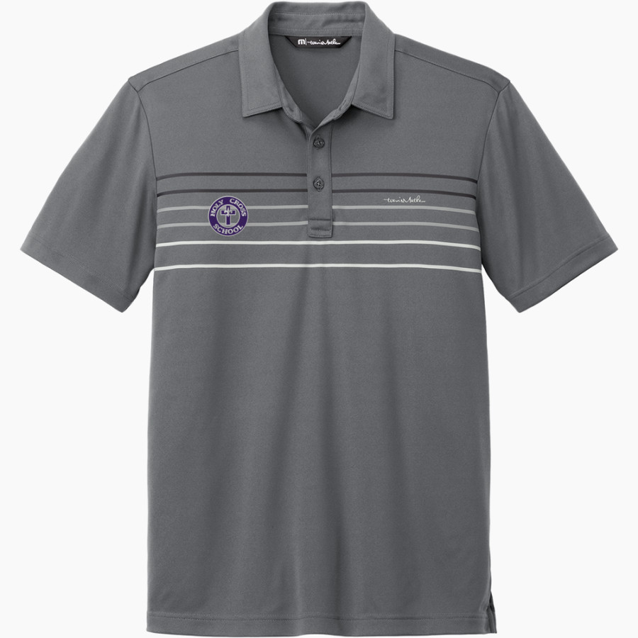 Holy Cross Crusaders TravisMathew Men's Coto Performance Chest Stripe Polo