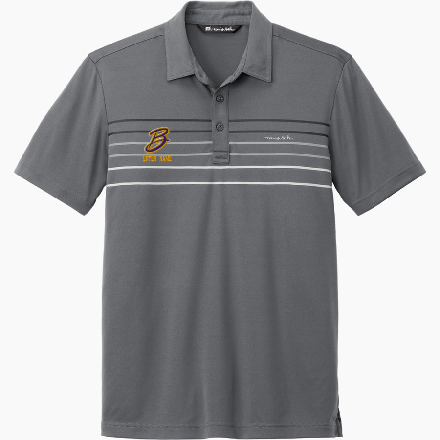 BELLBROOK GOLDEN EAGLES The Official Online Store <span class="pdp-name-mascot">BELLBROOK GOLDEN EAGLES</span> TravisMathew Men's Coto Performance Chest Stripe Polo