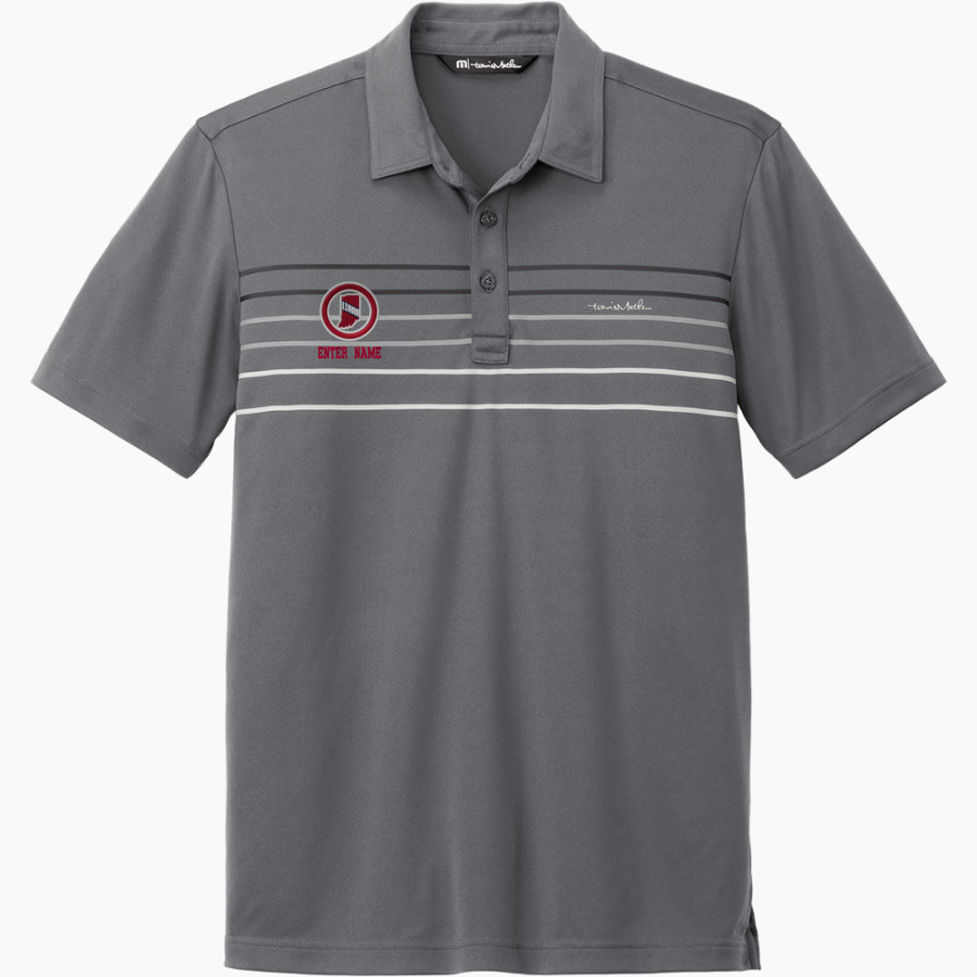 IIAAA IIAAA TravisMathew Men's Coto Performance Chest Stripe Polo