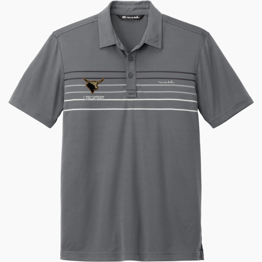 Kell Longhorns <span class="pdp-name-mascot">Kell Longhorns</span> TravisMathew Men's Coto Performance Chest Stripe Polo