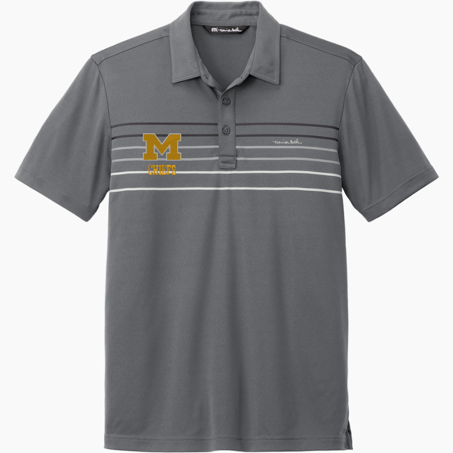Massapequa Chiefs <span class="pdp-name-mascot">Massapequa Chiefs</span> TravisMathew Men's Coto Performance Chest Stripe Polo
