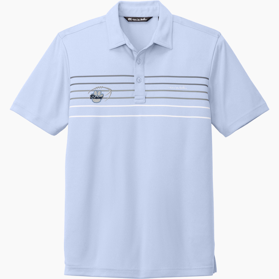 Blaine Bengals <span class="pdp-name-mascot">Blaine Bengals</span> TravisMathew Men's Coto Performance Chest Stripe Polo