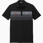 VOORHEES VIKINGS official sideline store TravisMathew Men's Coastal Chest Stripe Polo Front Thumbnail
