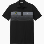 Central Wisconsin Christian Crusaders Online Store TravisMathew Men's Coastal Chest Stripe Polo Front Thumbnail