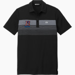 Bloomfield Warhawks TravisMathew Men's Coastal Chest Stripe Polo Front Thumbnail
