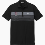 Lock Haven Bald Eagles TravisMathew Men's Coastal Chest Stripe Polo Front Thumbnail