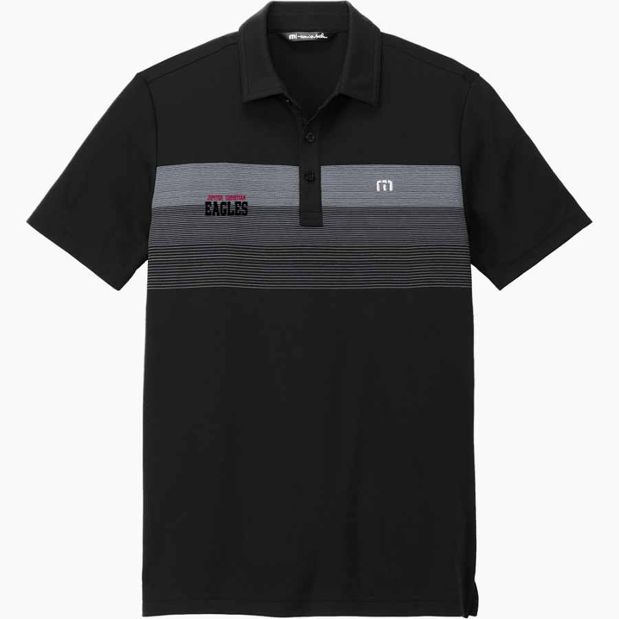 Jupiter Christian Eagles <span class="pdp-name-mascot">Jupiter Eagles</span> TravisMathew Men's Coastal Chest Stripe Polo