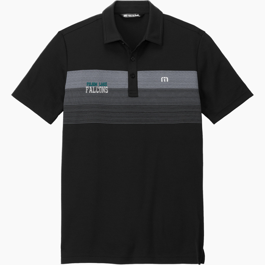 Folsom Lake Falcons TravisMathew Men's Coastal Chest Stripe Polo