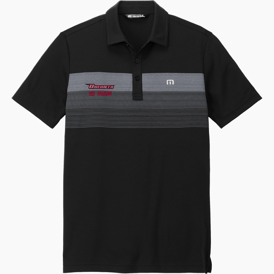 ONEONTA RED DRAGONS TravisMathew Men's Coastal Chest Stripe Polo