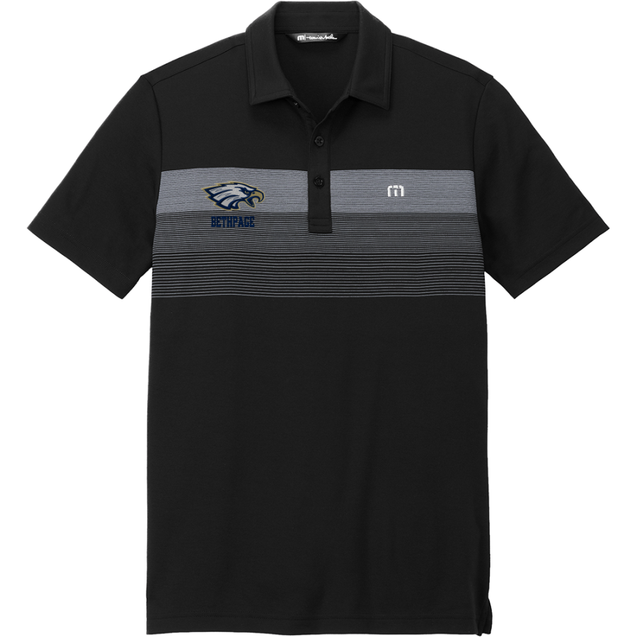 BETHPAGE HIGH SCHOOL GOLDEN EAGLES <span class="pdp-name-mascot">BETHPAGE GOLDEN EAGLES</span> TravisMathew Men's Coastal Chest Stripe Polo