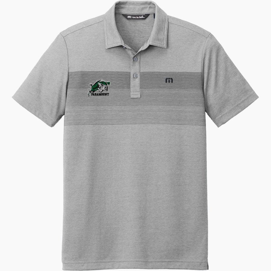 Paramount Schools of Excellence <span class="pdp-name-mascot">Paramount Turbines</span> TravisMathew Men's Coastal Chest Stripe Polo