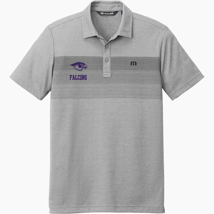 Coudersport Area Falcons <span class="pdp-name-mascot">Coudersport Area High School Falcons</span> TravisMathew Men's Coastal Chest Stripe Polo