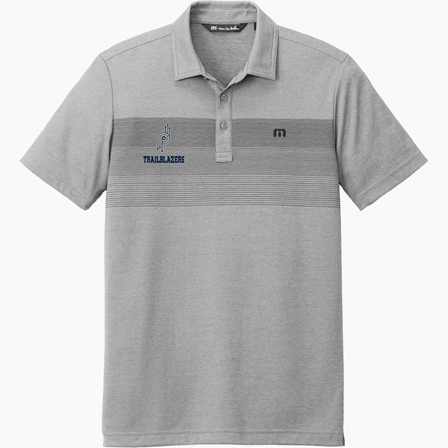 Paul Duke STEM Trailblazers <span class="pdp-name-mascot">Paul Duke High School Trailblazers</span> TravisMathew Men's Coastal Chest Stripe Polo