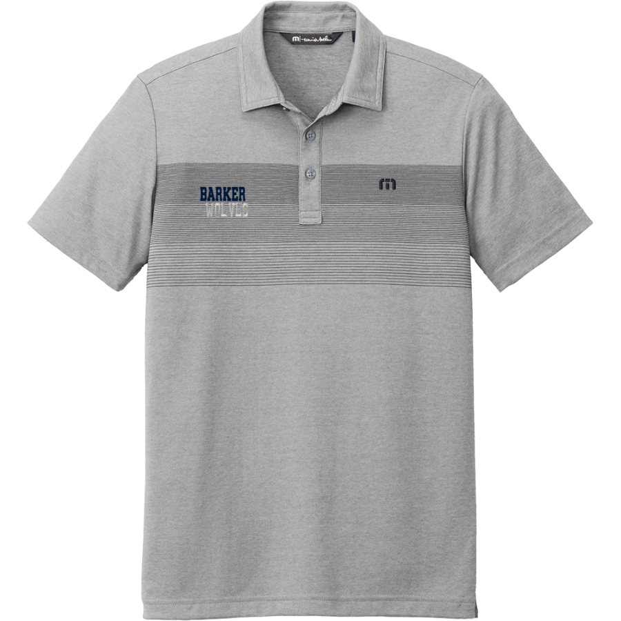 Barker Wolves <span class="pdp-name-mascot">Barker Wolves</span> TravisMathew Men's Coastal Chest Stripe Polo
