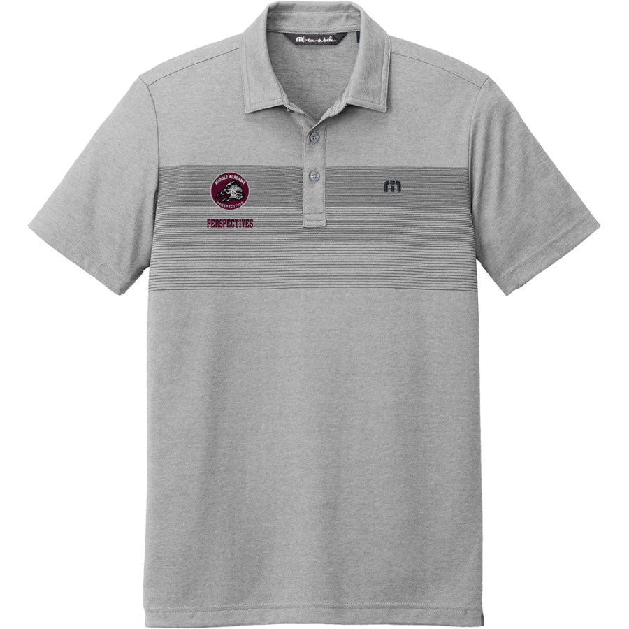 Perspectives Warriors <span class="pdp-name-mascot">Perspectives Middle Academy Warriors</span> TravisMathew Men's Coastal Chest Stripe Polo