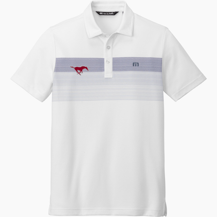 ARKOMA HIGH SCHOOL MUSTANGS <span class="pdp-name-mascot">ARKOMA MUSTANGS</span> TravisMathew Men's Coastal Chest Stripe Polo
