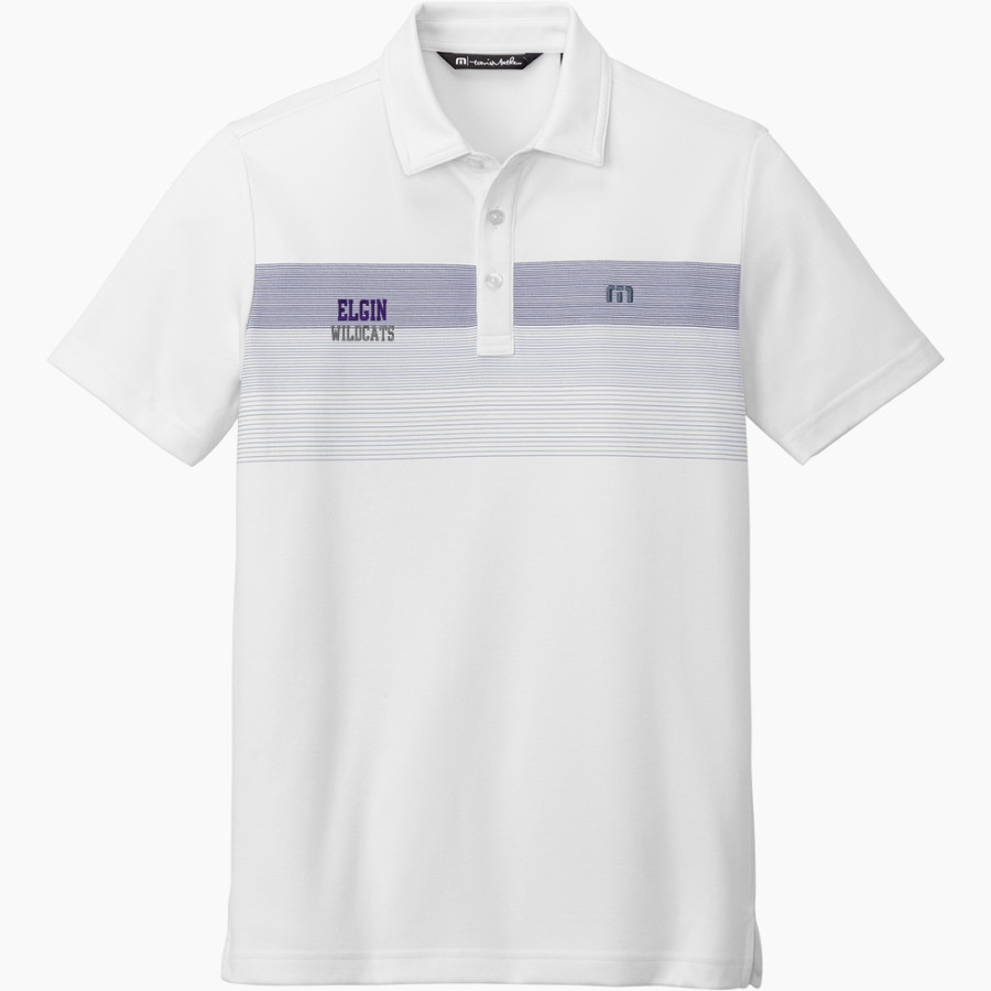 ELGIN HIGH SCHOOL WILDCATS <span class="pdp-name-mascot">ELGIN WILDCATS</span> TravisMathew Men's Coastal Chest Stripe Polo