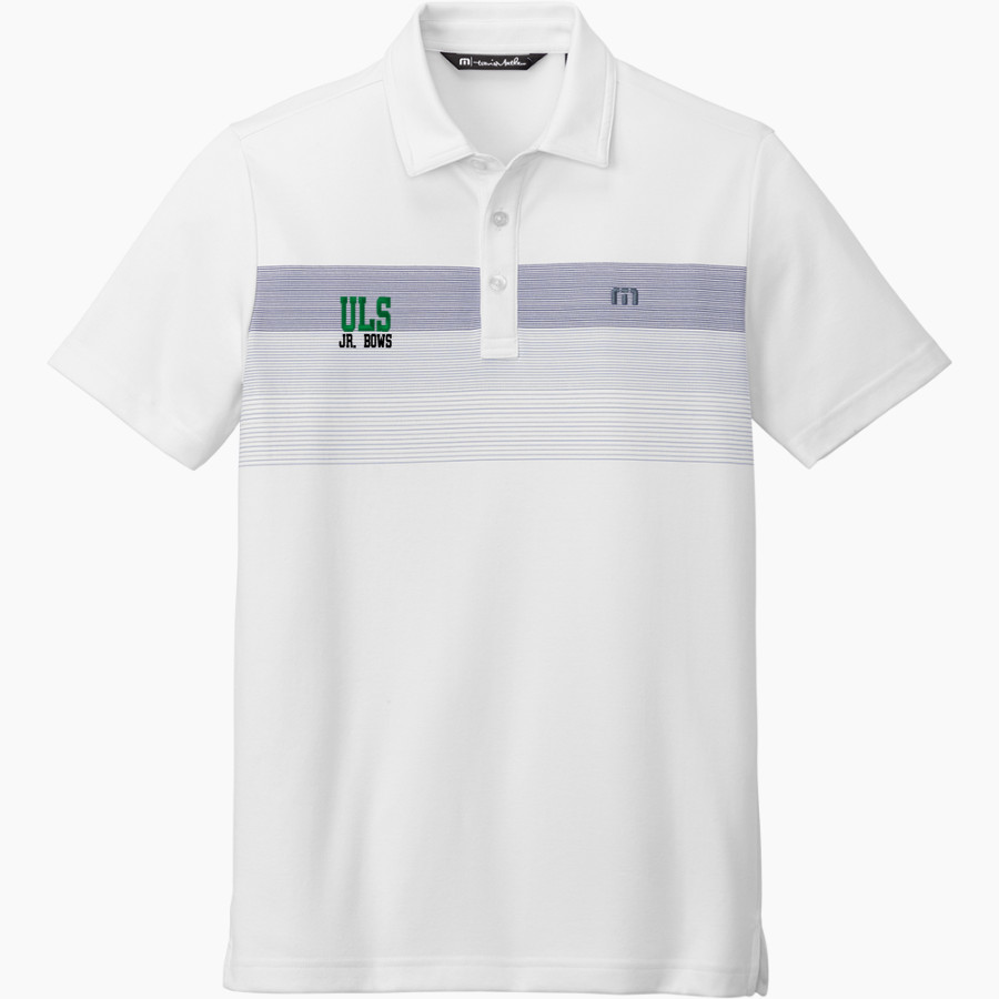 ULS Jr. Bows <span class="pdp-name-mascot">Junior Rainbows</span> TravisMathew Men's Coastal Chest Stripe Polo
