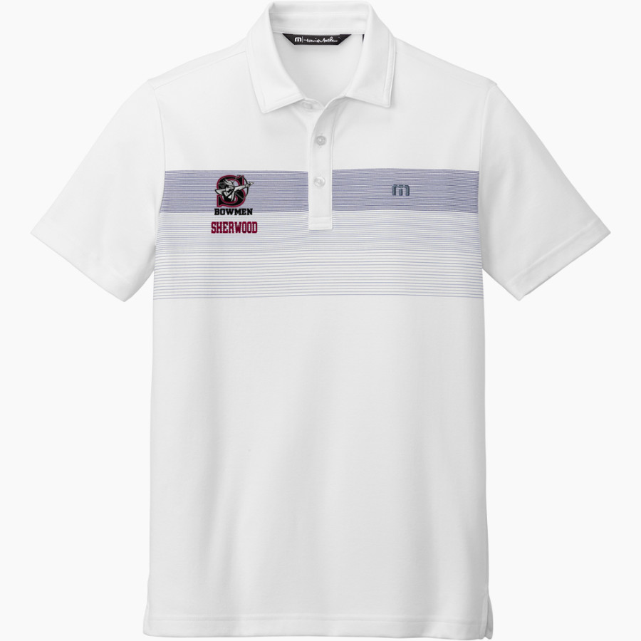 Sherwood Bowmen <span class="pdp-name-mascot">Sherwood Bowmen</span> TravisMathew Men's Coastal Chest Stripe Polo