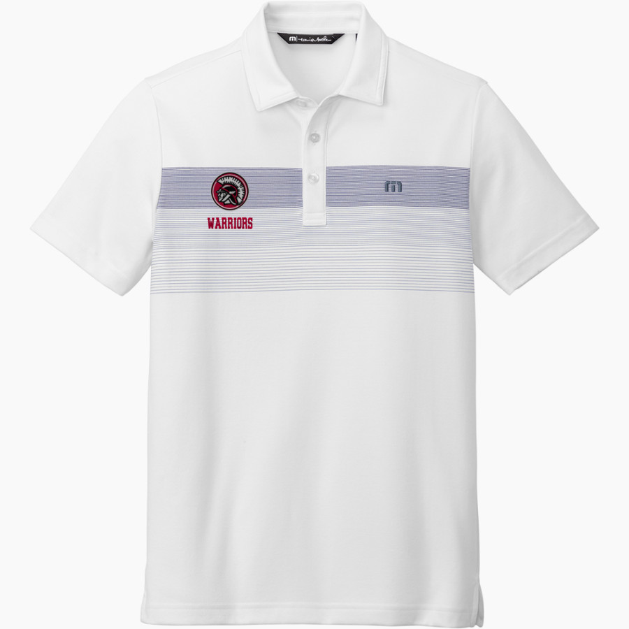 Unity Christian Warriors <span class="pdp-name-mascot">Unity Christian Warriors</span> TravisMathew Men's Coastal Chest Stripe Polo