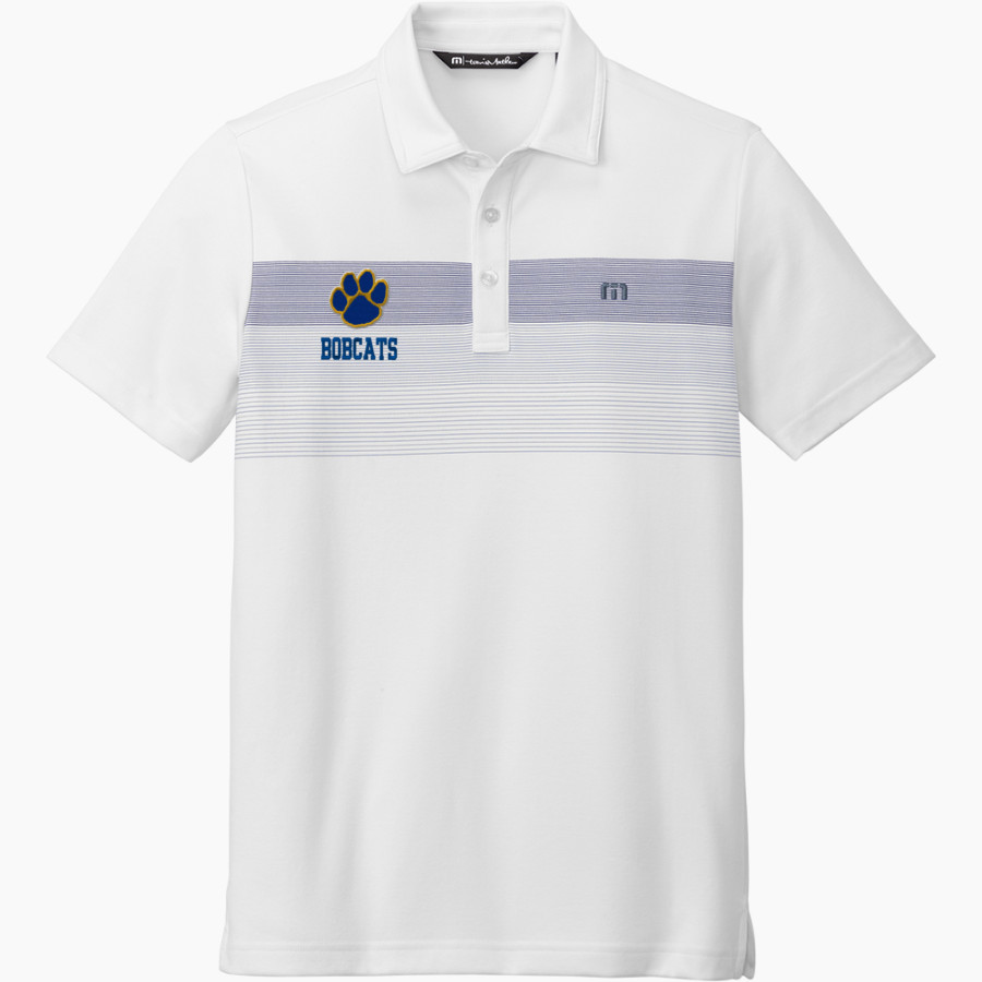 Lansing Bobcats Bobcats TravisMathew Men's Coastal Chest Stripe Polo