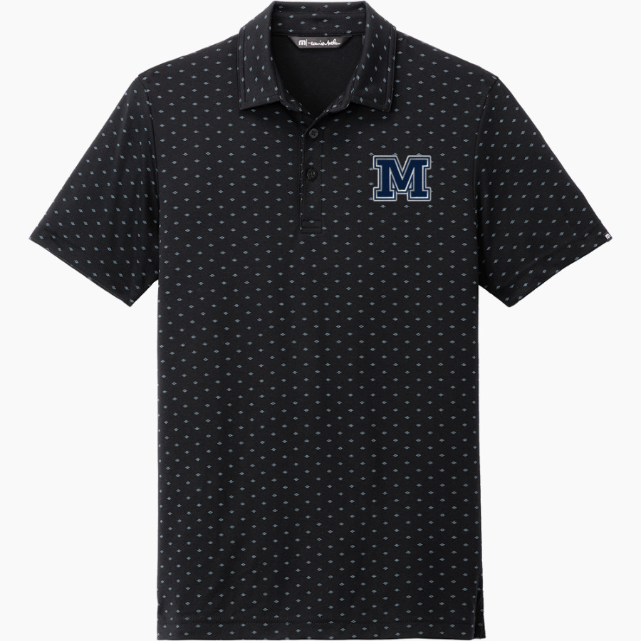 Merrill Mustangs TravisMathew Men's Oceanside Geo Polo