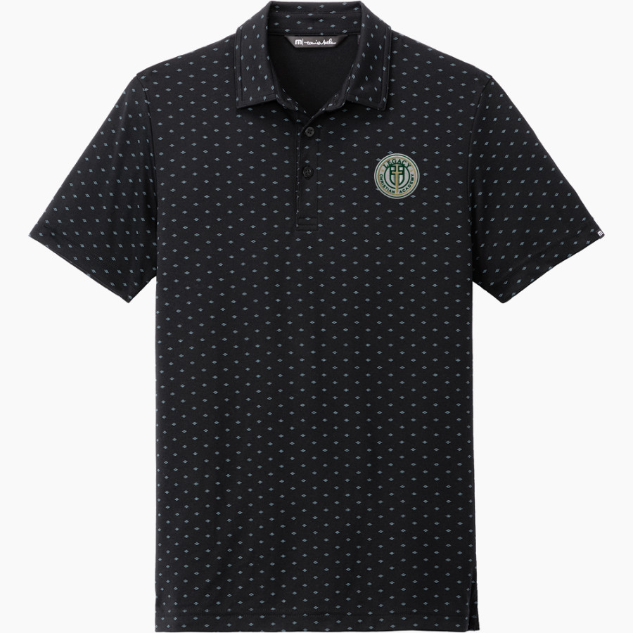 LEGACY CHRISTIAN WARRIORS TravisMathew Men's Oceanside Geo Polo