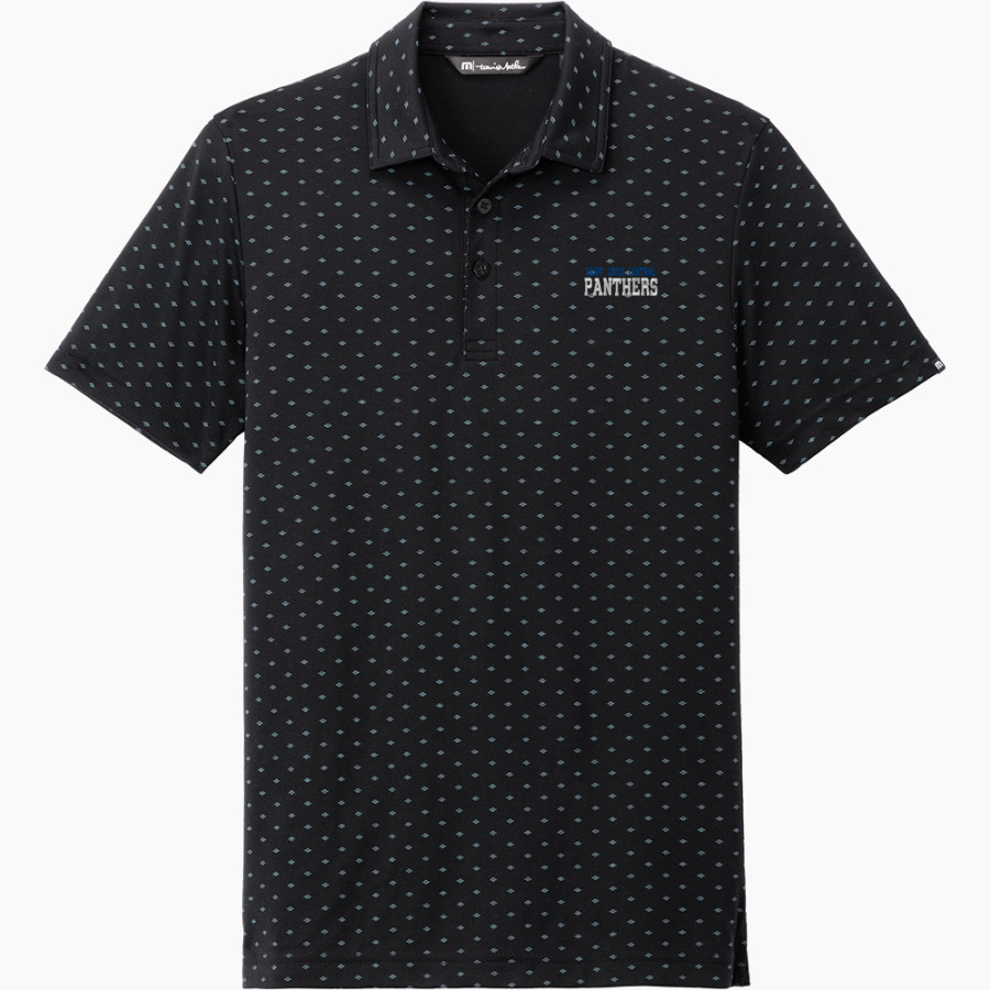 Saint Croix Central Panthers TravisMathew Men's Oceanside Geo Polo
