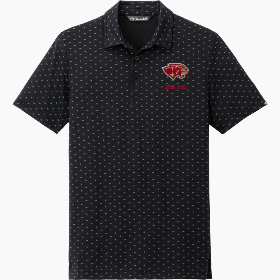 CANEY CREEK HIGH SCHOOL PANTHERS TravisMathew Men's Oceanside Geo Polo