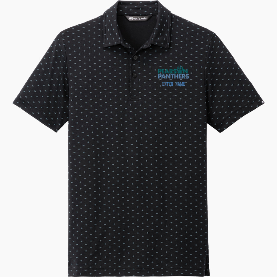 Pearson Panthers TravisMathew Men's Oceanside Geo Polo