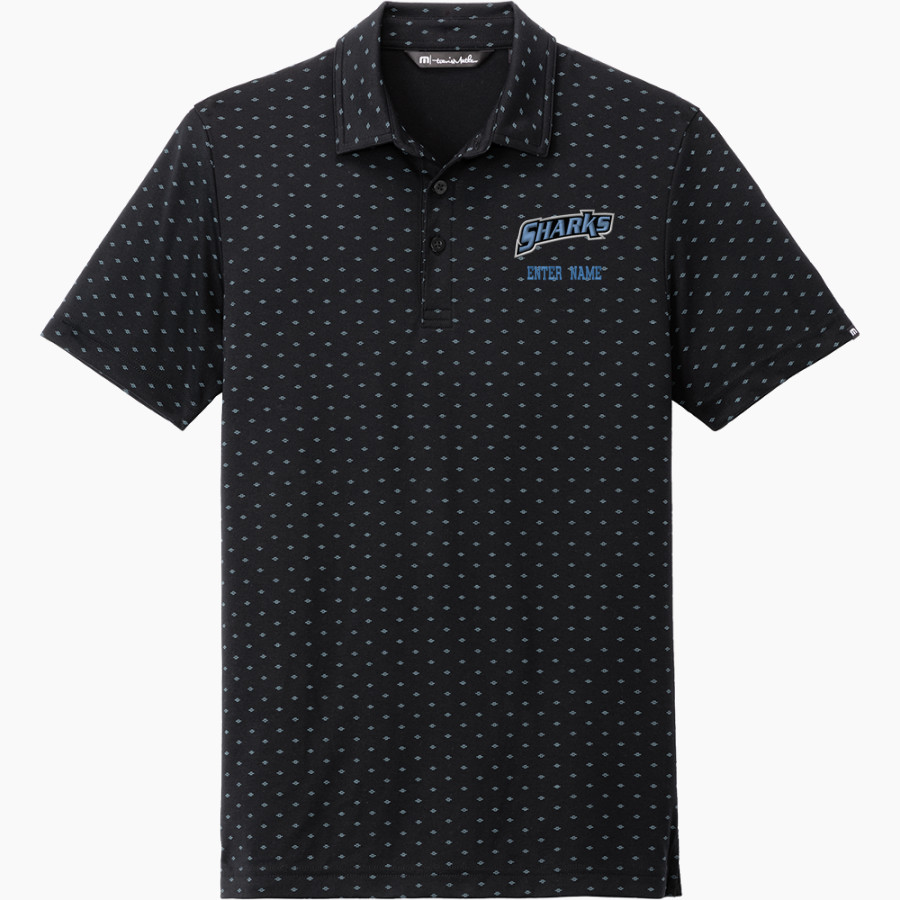 St. James Sharks <span class="pdp-name-mascot">St. James Sharks</span> TravisMathew Men's Oceanside Geo Polo