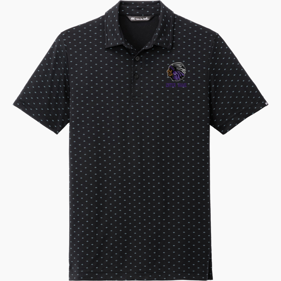 MASCOUTAH HIGH SCHOOL INDIANS <span class="pdp-name-mascot">MASCOUTAH INDIANS</span> TravisMathew Men's Oceanside Geo Polo
