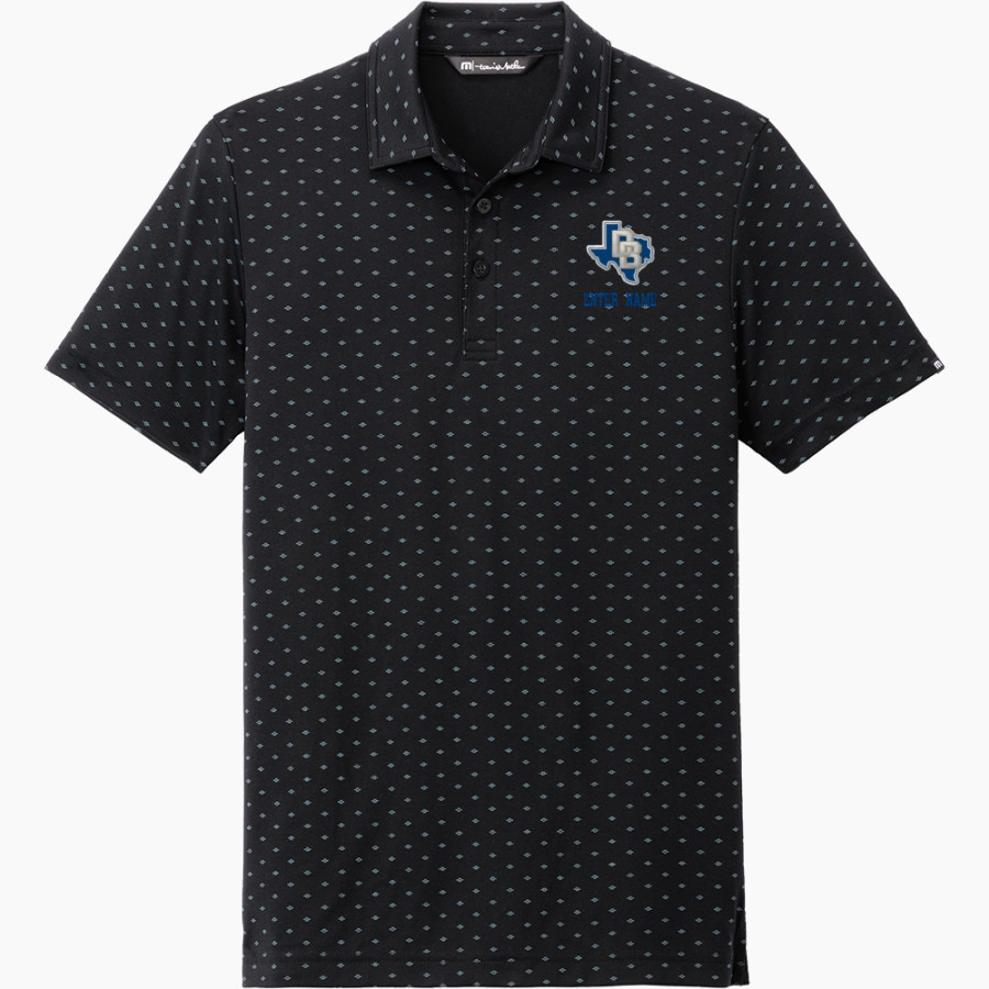 DIME BOX HIGH SCHOOL LONGHORNS <span class="pdp-name-mascot">DIME BOX LONGHORNS</span> TravisMathew Men's Oceanside Geo Polo