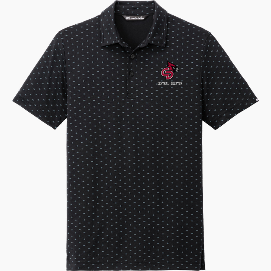 Central Decatur Cardinals TravisMathew Men's Oceanside Geo Polo