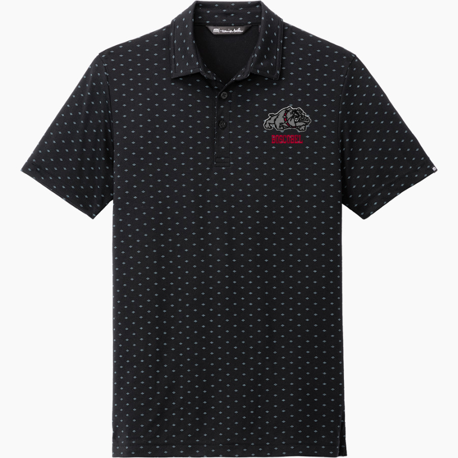 Boscobel Bulldogs TravisMathew Men's Oceanside Geo Polo