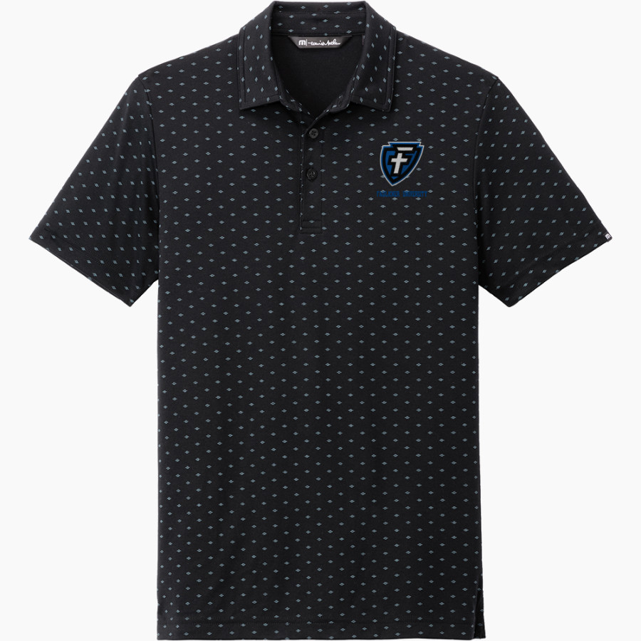 Faulkner University Eagles <span class="pdp-name-mascot">Faulkner University Eagles</span> TravisMathew Men's Oceanside Geo Polo