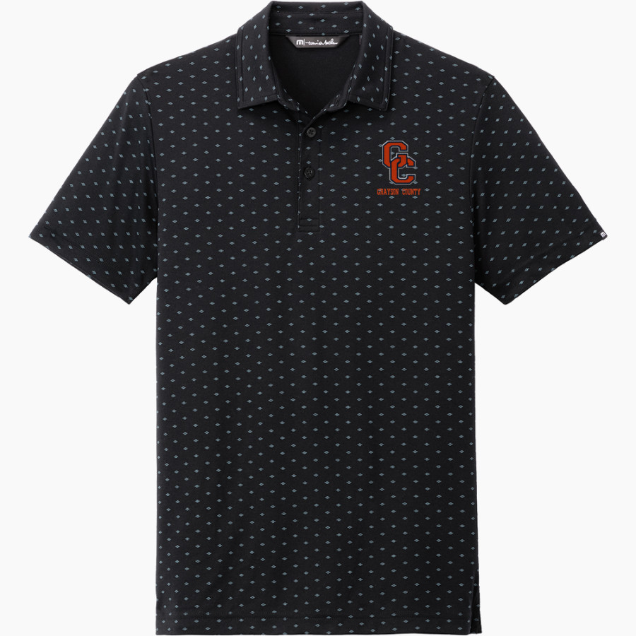 Grayson County High School Cougars <span class="pdp-name-mascot">Grayson County High School</span> TravisMathew Men's Oceanside Geo Polo