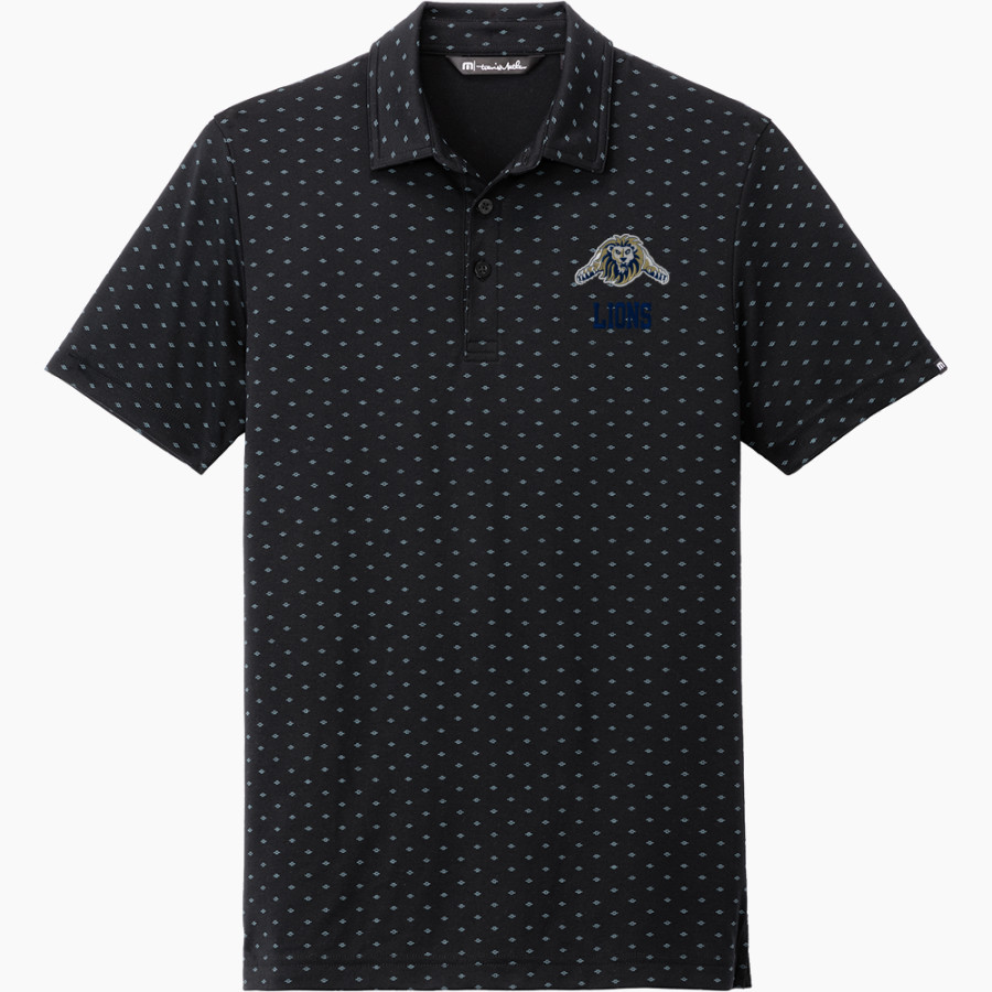ALPHA OMEGA ACADEMY LIONS <span class="pdp-name-mascot">ALPHA OMEGA ACADEMY LIONS</span> TravisMathew Men's Oceanside Geo Polo